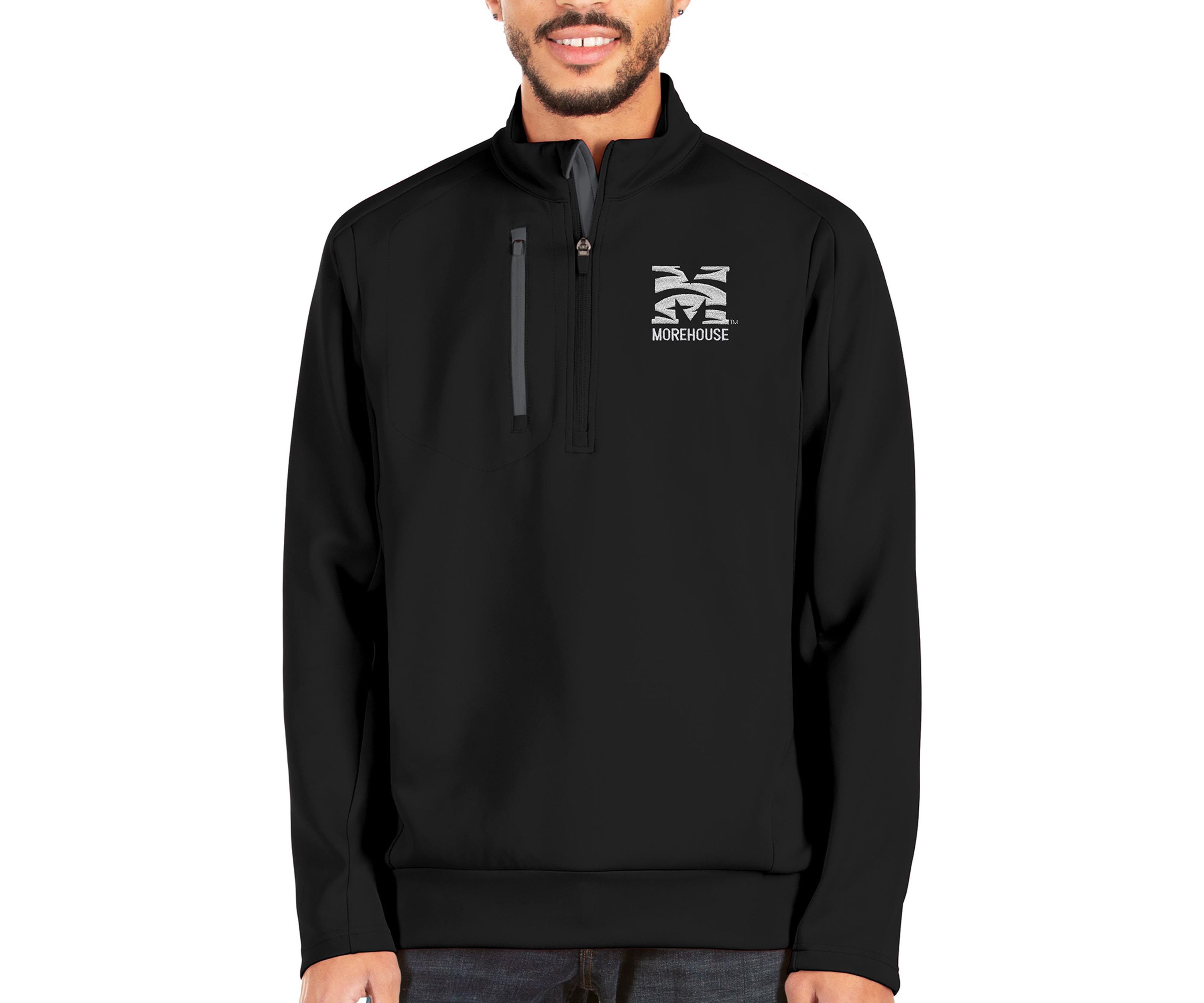 Morehouse Maroon Tigers NCAA Morehouse Tigers Generation Quarter-Zip Pullover Jacket