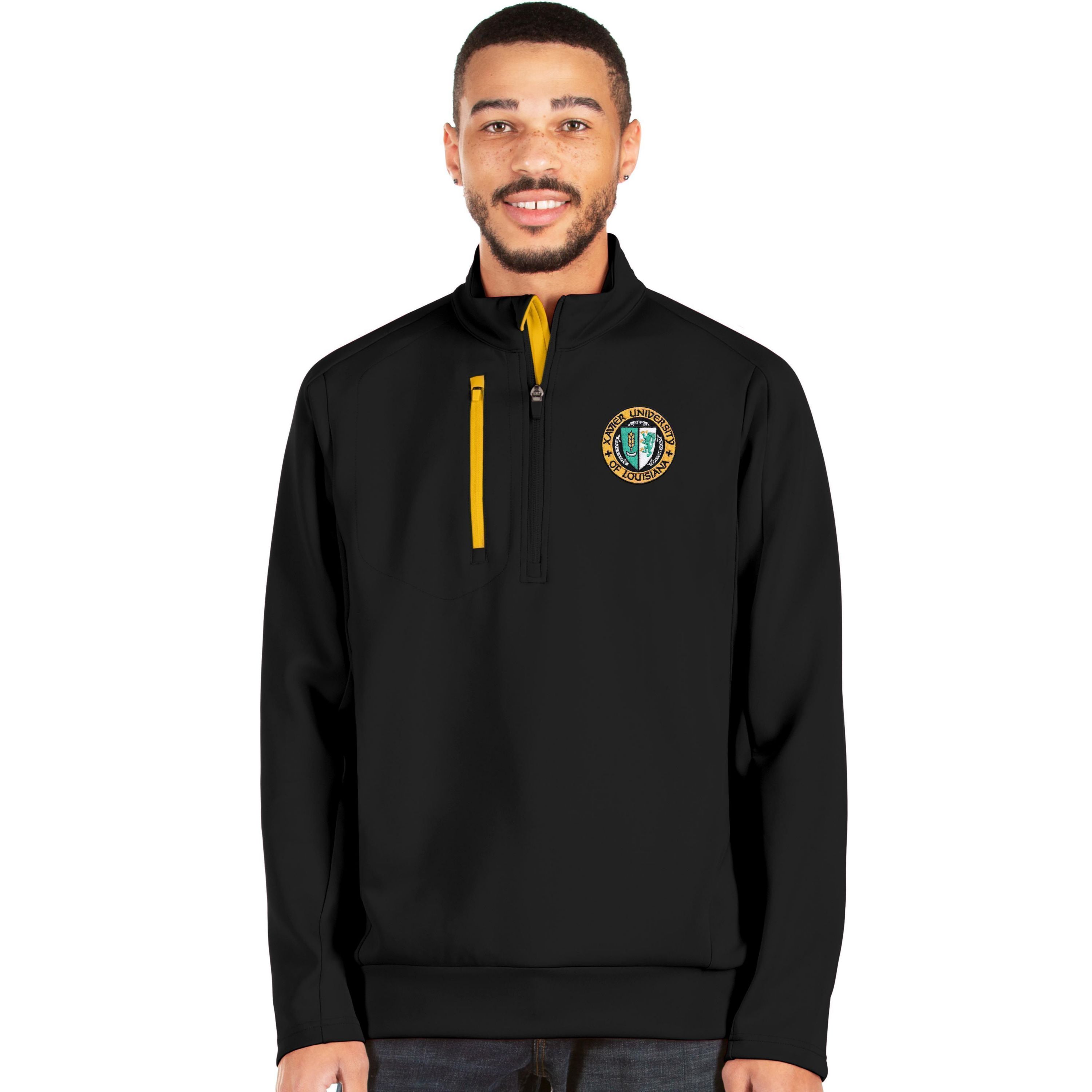 Xavier University of Louisiana Gold Rush NCAA XULA Generation Quarter-Zip Pullover Jacket