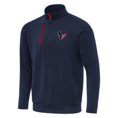 Antigua NFL Houston Texans Men's Generation 1/4 Zip Pullover, Red, 3XL