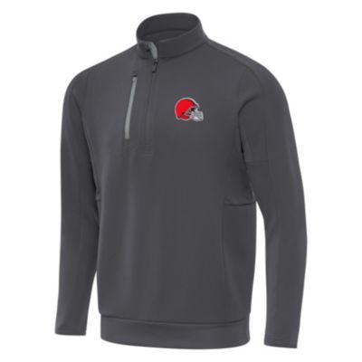 Antigua NFL Cleveland Browns Men's Generation 1/4 Zip Pullover, 3XL