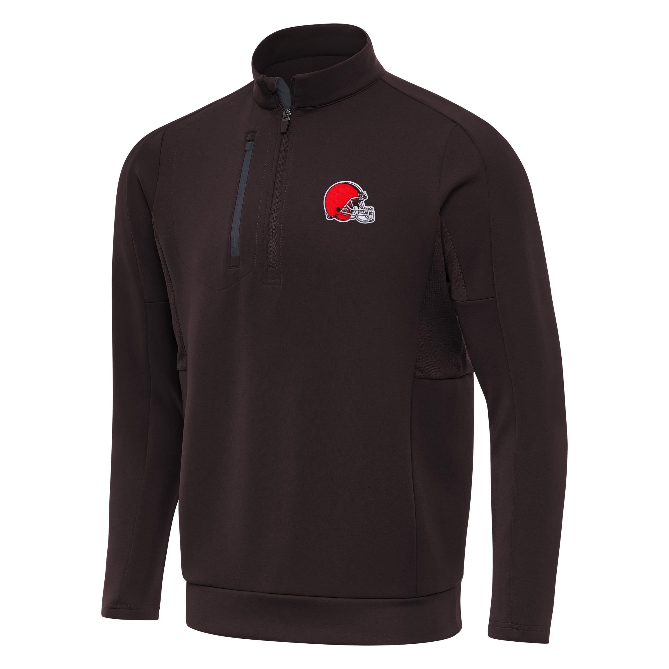 Antigua NFL Cleveland Browns Mens Generation 1/4 Zip Pullover