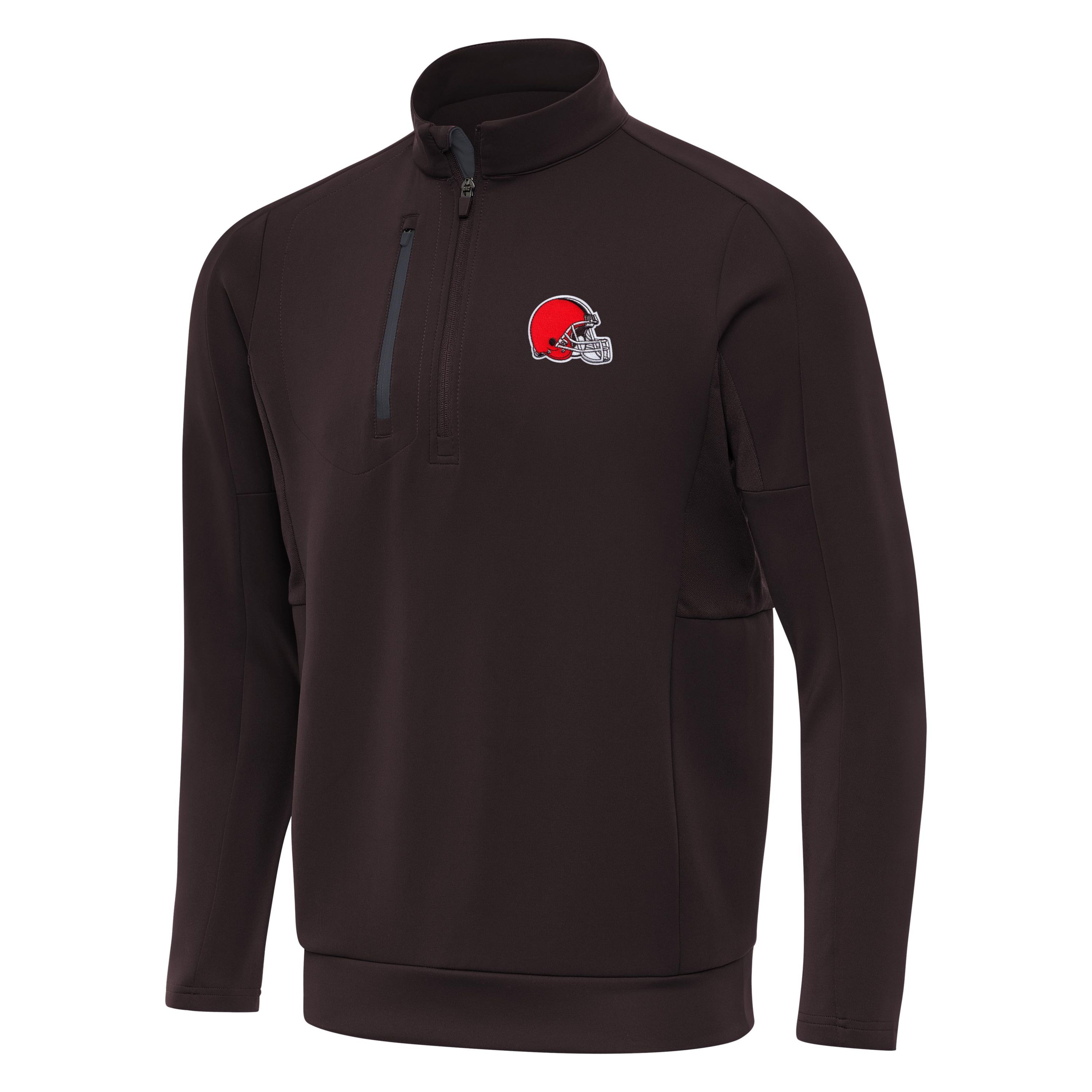 Antigua NFL Cleveland Browns Mens Generation 1/4 Zip Pullover
