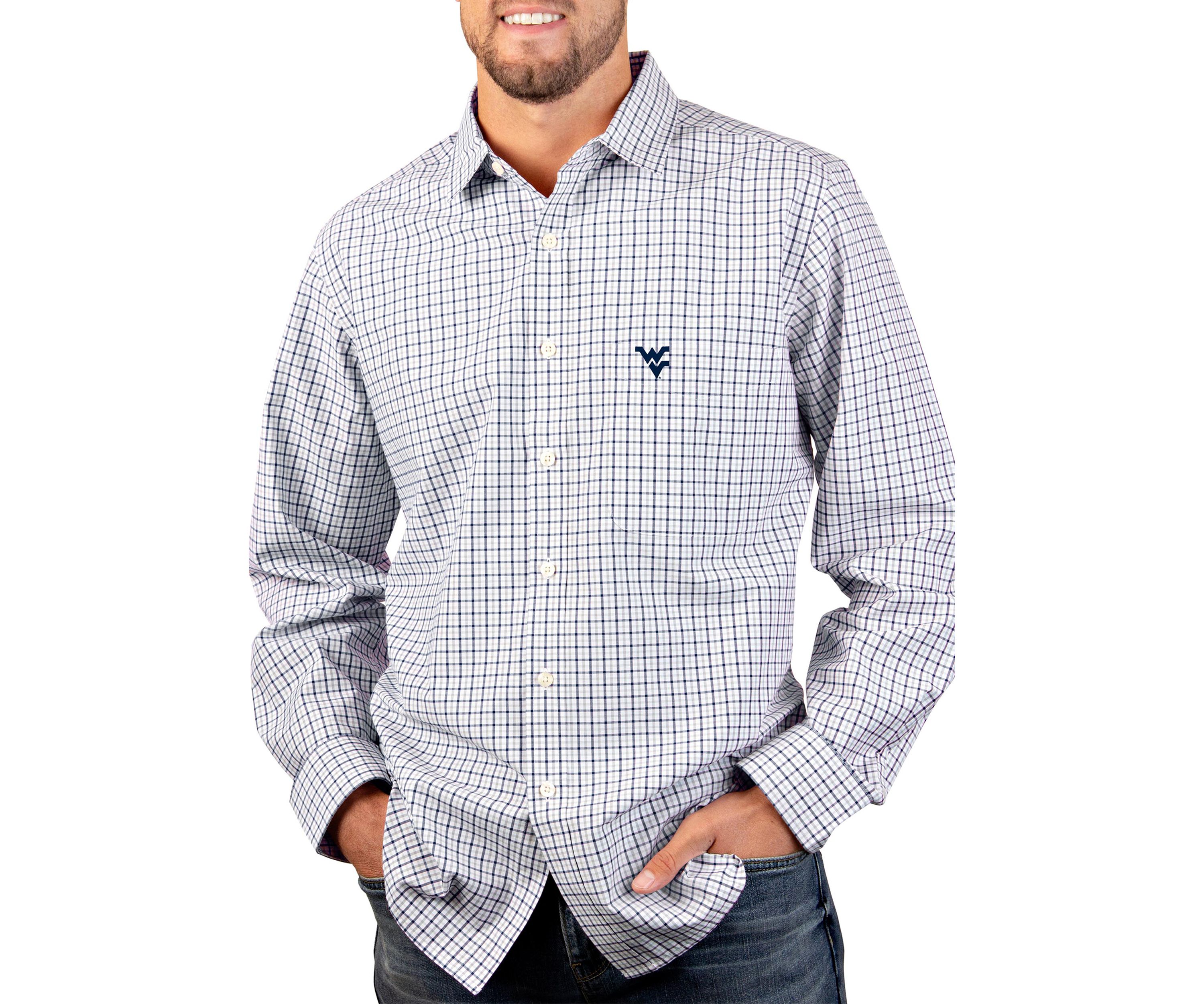  NCAA West Virginia Mountaineers Tailgate Woven Shirt 