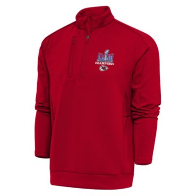 Kansas City Chiefs Antigua NFL Super Bowl LVIII KC CHIEFS CHAMPS Men's Generation 1/4 Zip Pullover Tall, Red, 4XLT -  0198196500951