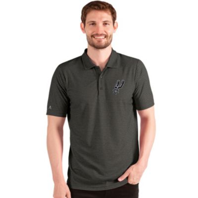 Antigua Men's NBA San Antonio Spurs Esteem Polo, Black, 3XL -  0196759300963