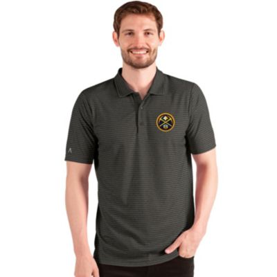 Antigua Men's NBA Denver Nuggets Esteem Polo, Black, 3XL -  0196759290882