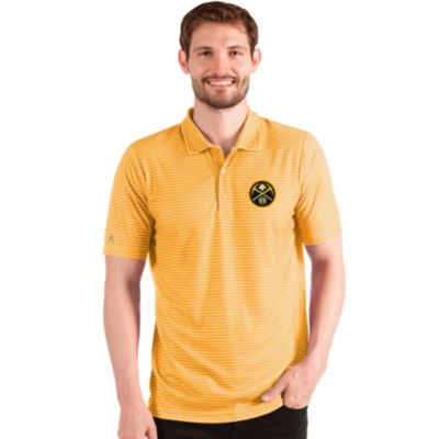 Antigua Men's NBA Denver Nuggets Esteem Polo, Gold, X-Large -  0196759290622