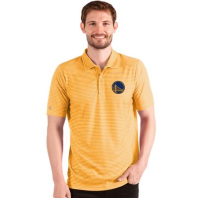 Antigua Men's NBA Golden State Warriors Esteem Polo, Gold, X-Large -  0196759291988