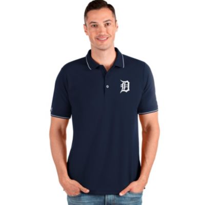 Women's Detroit Tigers Antigua White Affluent Polo