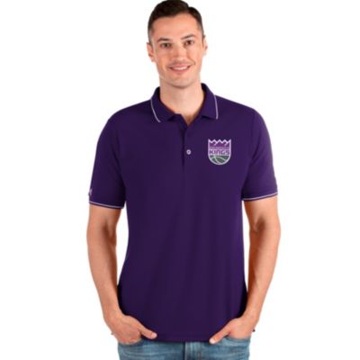 Antigua NBA Sacramento Kings Affluent Polo, Purple, X-Large -  0196759282047