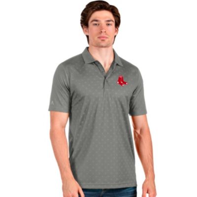 Antigua MLB Boston Red Sox Spark Short-Sleeve Polo Shirt - M