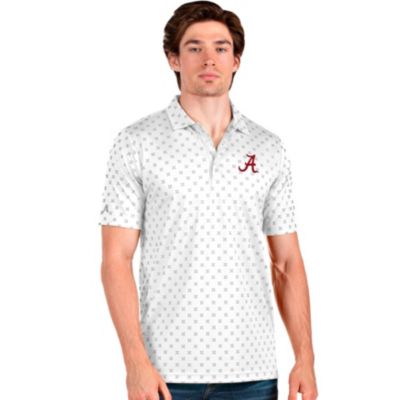 Carolina Panthers Antigua Spark Polo - White