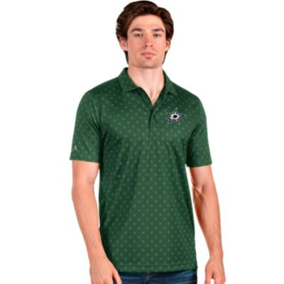 Antigua NHL Dallas Stars Men's Spark Polo, White, Small