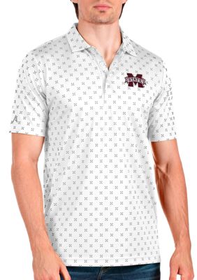 Men's Brooklyn Nets Antigua White Quest Big & Tall Polo