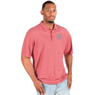 Men's Washington Nationals Antigua White Esteem Polo