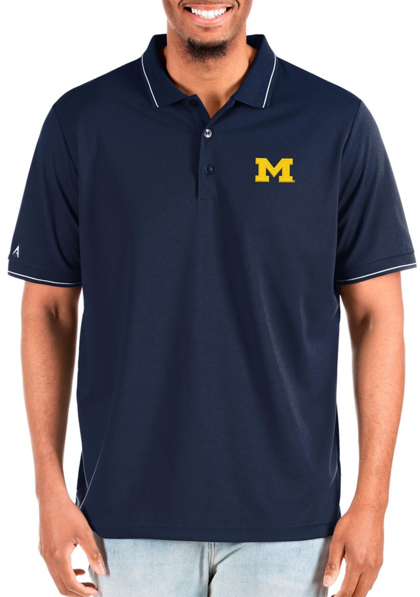 NCAA Michigan Wolverines Affluent Big & Tall Polo