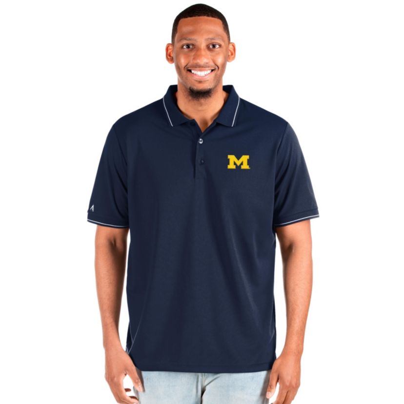 NCAA Michigan Wolverines Affluent Big & Tall Polo