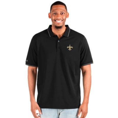 Antigua Men's New Orleans Saints Affluent Polo Shirt