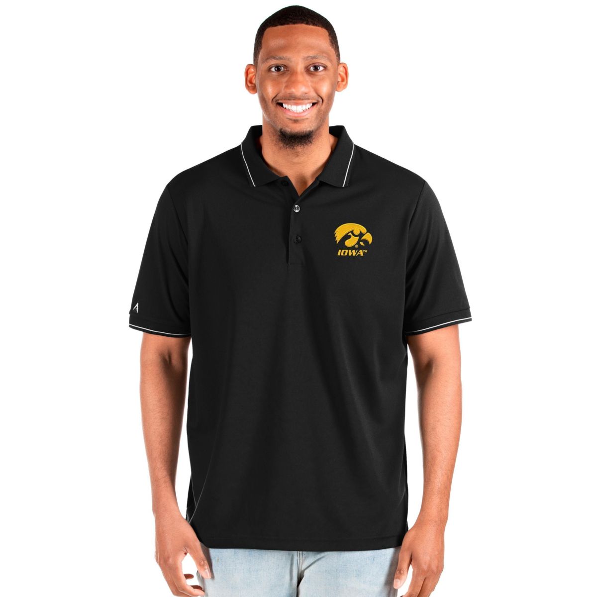 NCAA Iowa Hawkeyes Affluent Big & Tall Polo