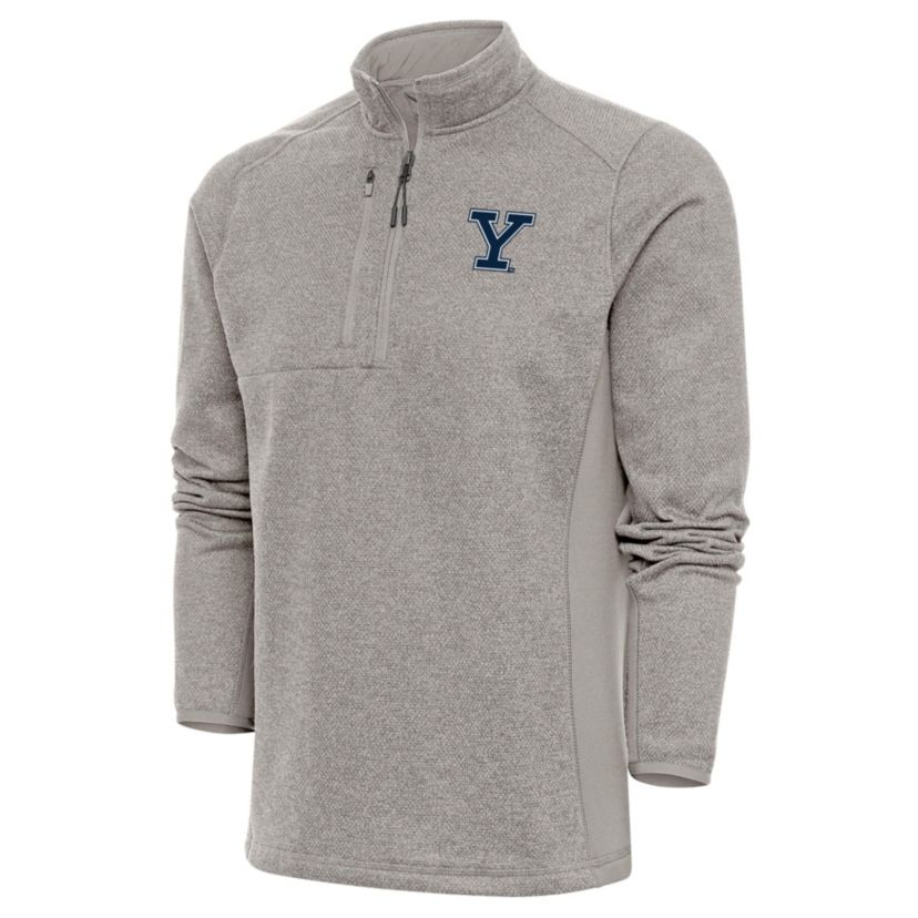 NCAA Yale University Mens Course 1/4 Zip Pullover