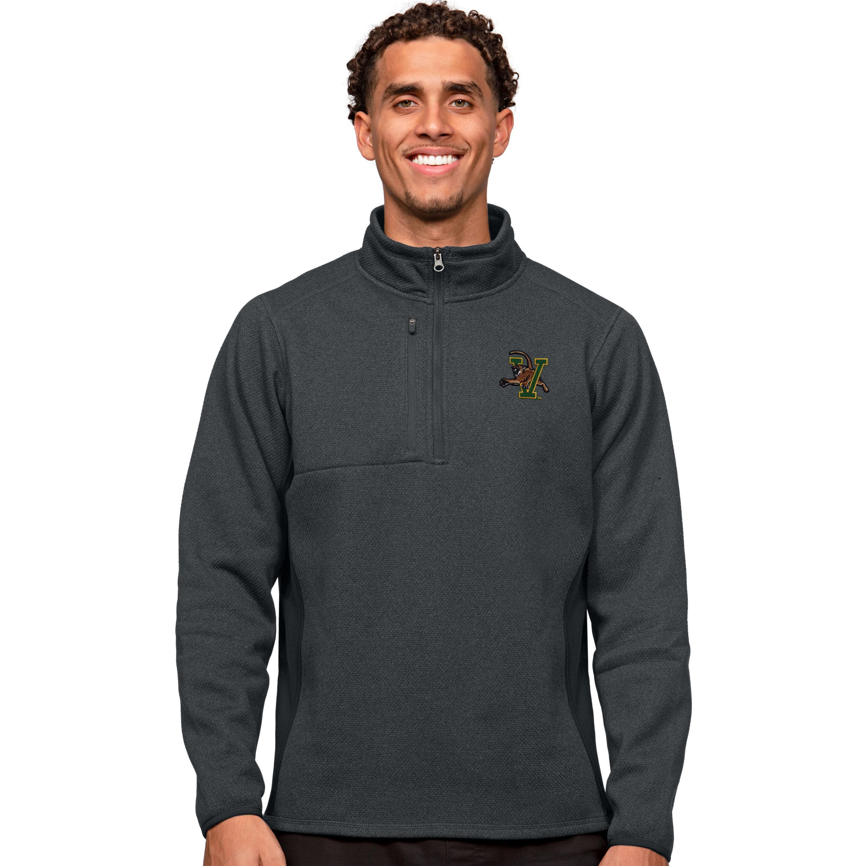 NCAA Vermont Catamounts Course Quarter-Zip Pullover Top