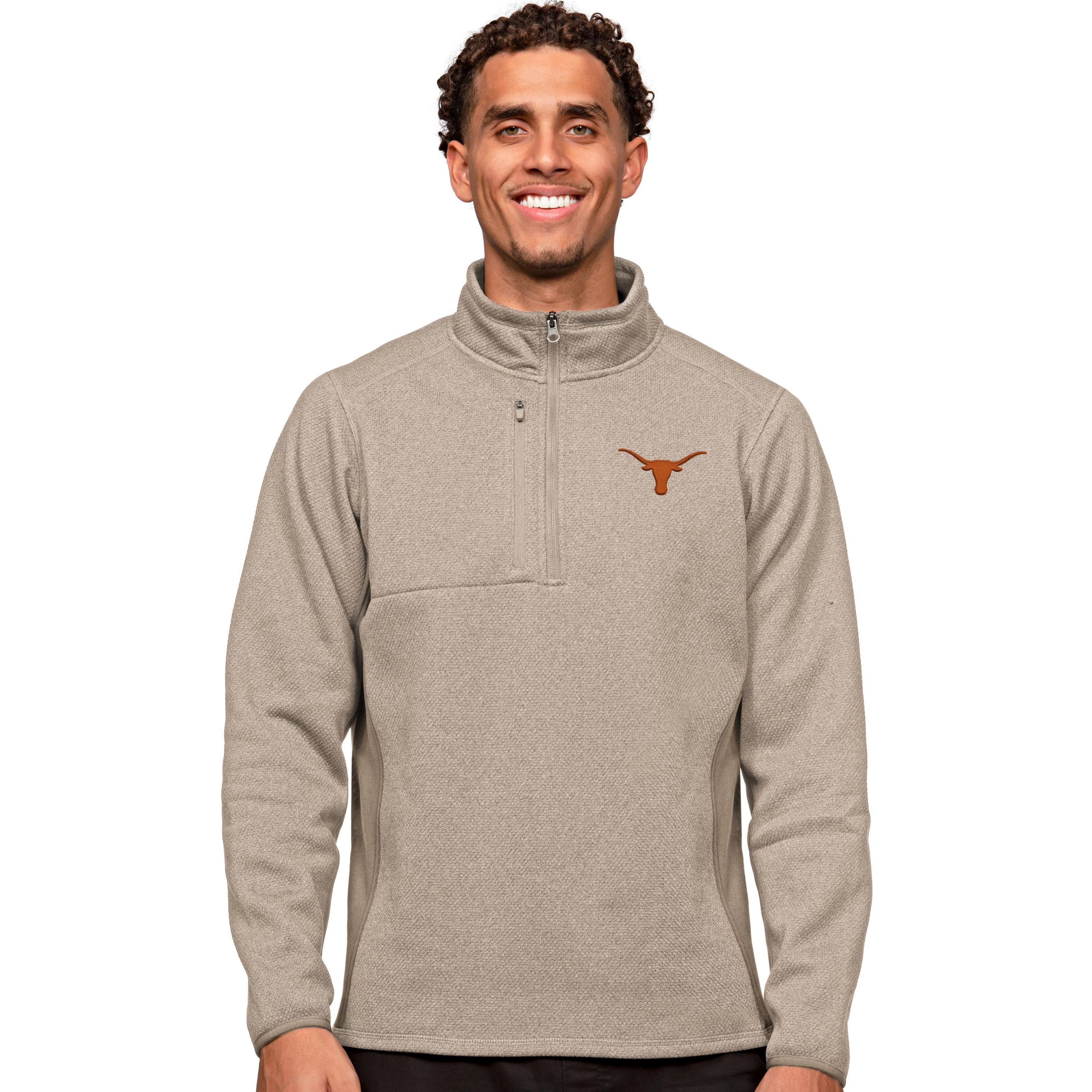 NCAA Texas Longhorns Course Quarter-Zip Pullover Top