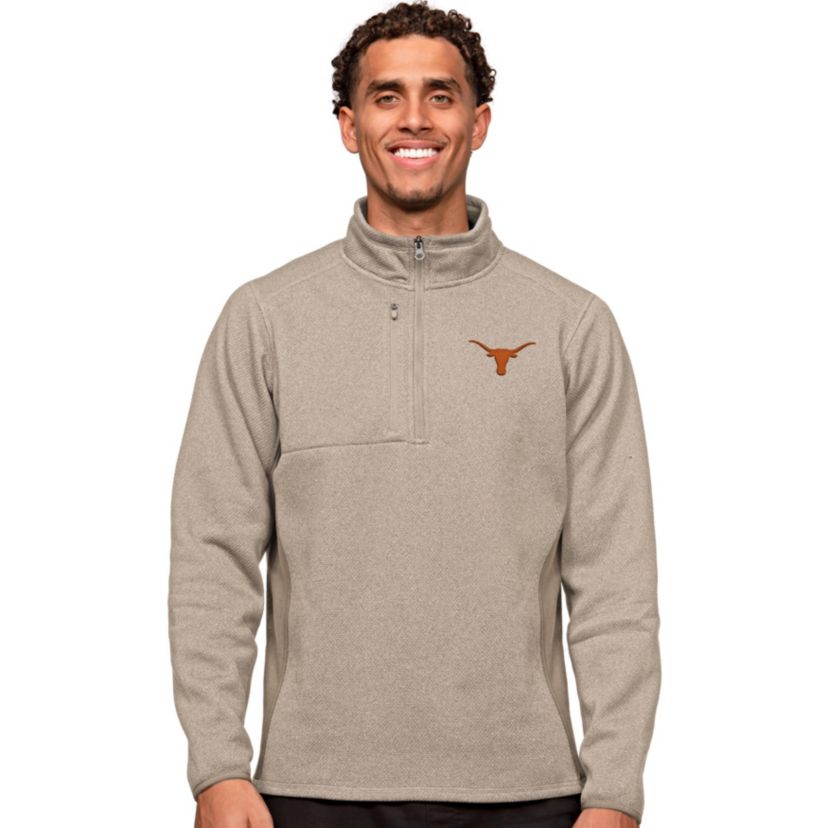 NCAA Texas Longhorns Course Quarter-Zip Pullover Top
