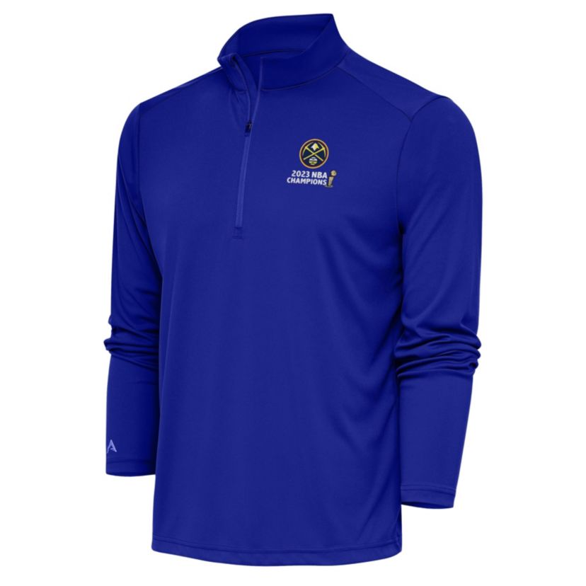 Denver Nuggets Champions Mens Tribute 1/4 Zip Pullover