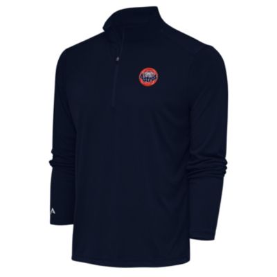 Antigua MLB Houston Astros Men's Tribute 1/4 Zip Pullover