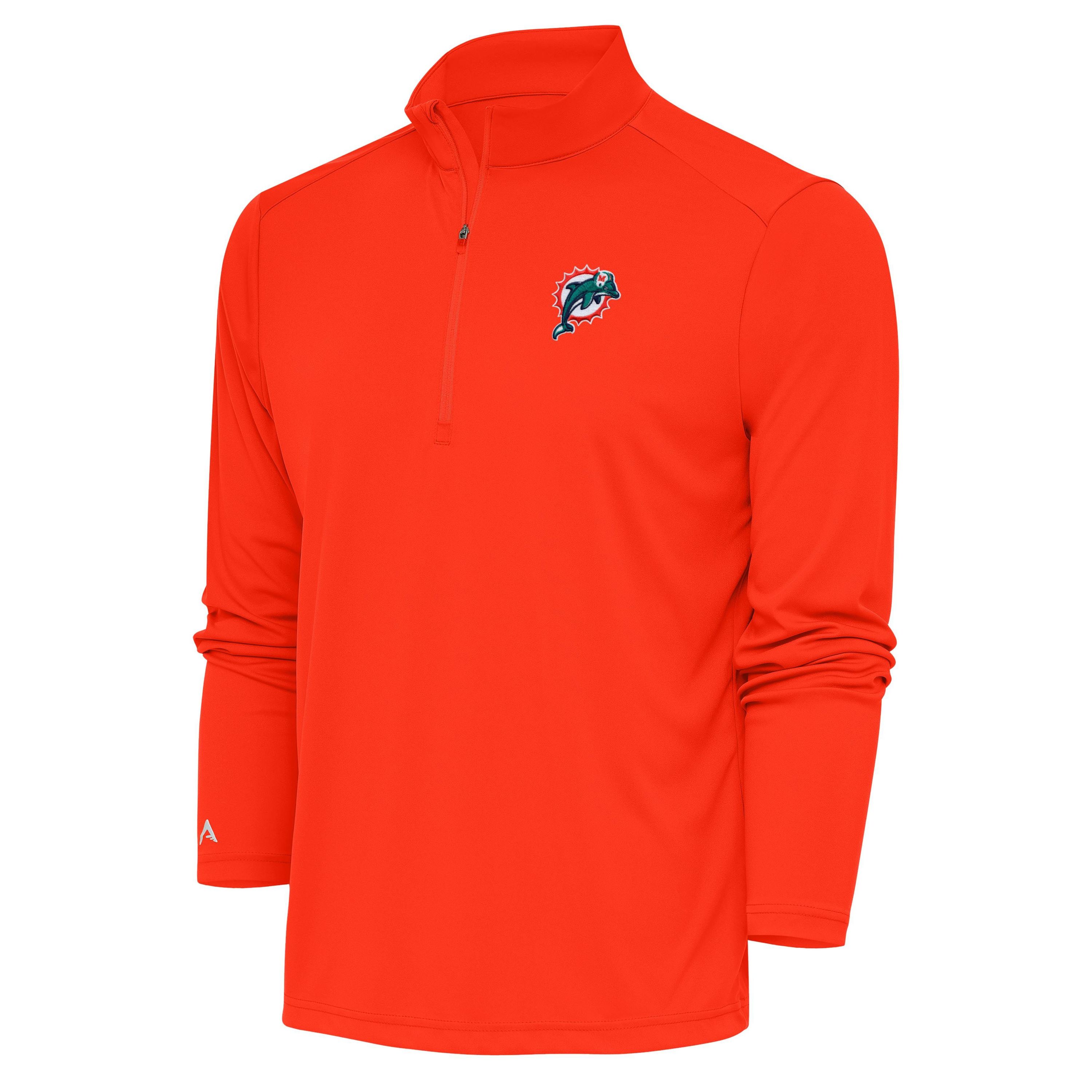 NFL Miami Dolphins Mens Tribute 1/4 Zip Pullover