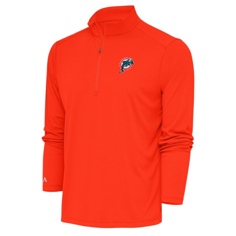 NFL Miami Dolphins Mens Tribute 1/4 Zip Pullover