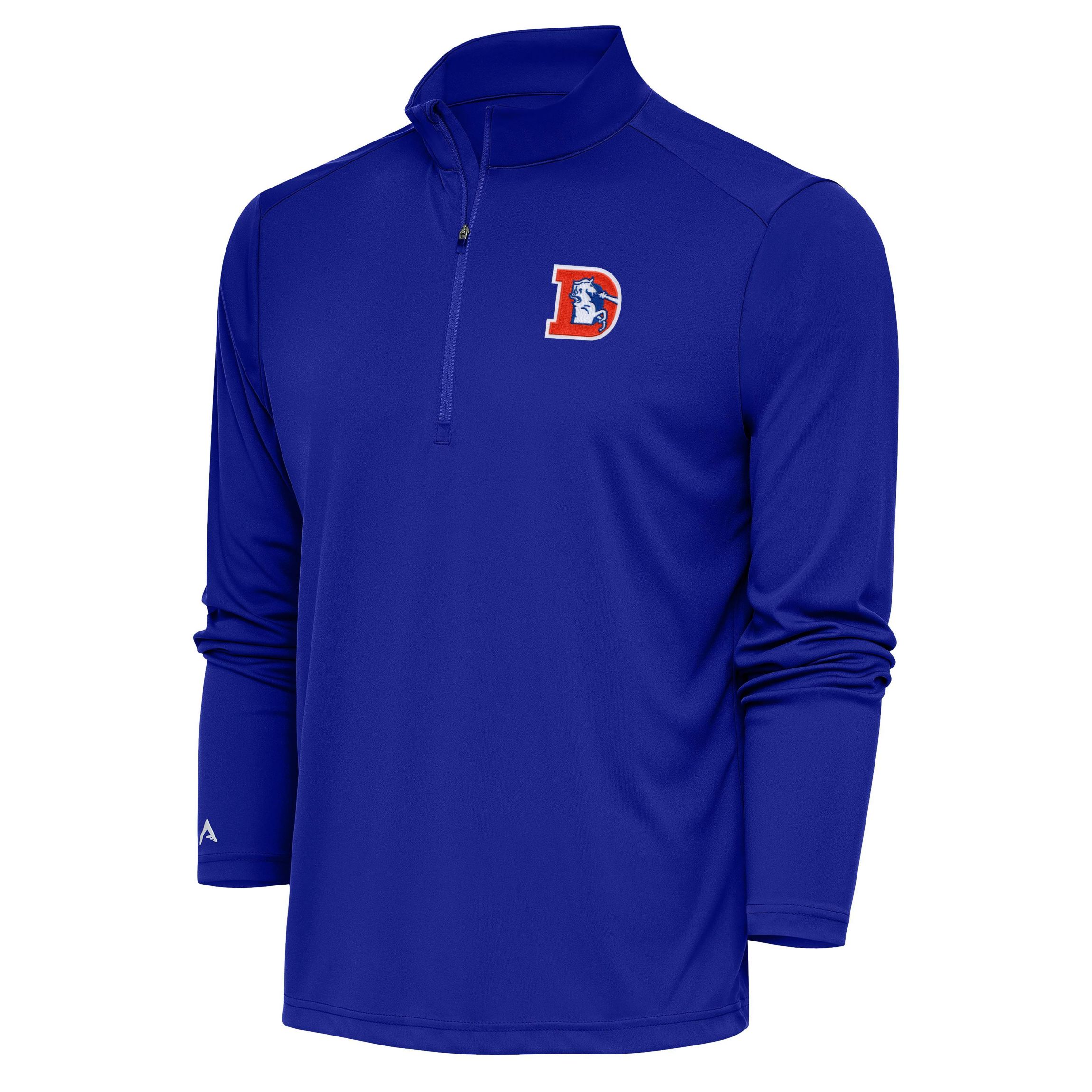 NFL Denver Broncos Mens Tribute 1/4 Zip Pullover