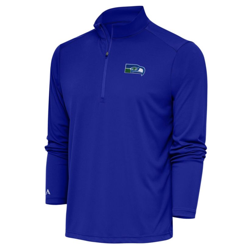 NFL Seattle Seahawks Mens Tribute 1/4 Zip Pullover