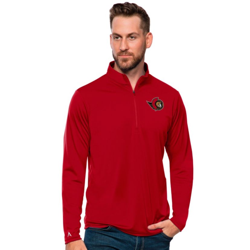 NHL Ottawa Senators Tribute Quarter-Zip Pullover Top