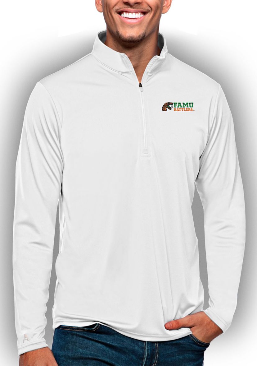 NCAA Florida A&M Rattlers Tribute Quarter-Zip Pullover Top