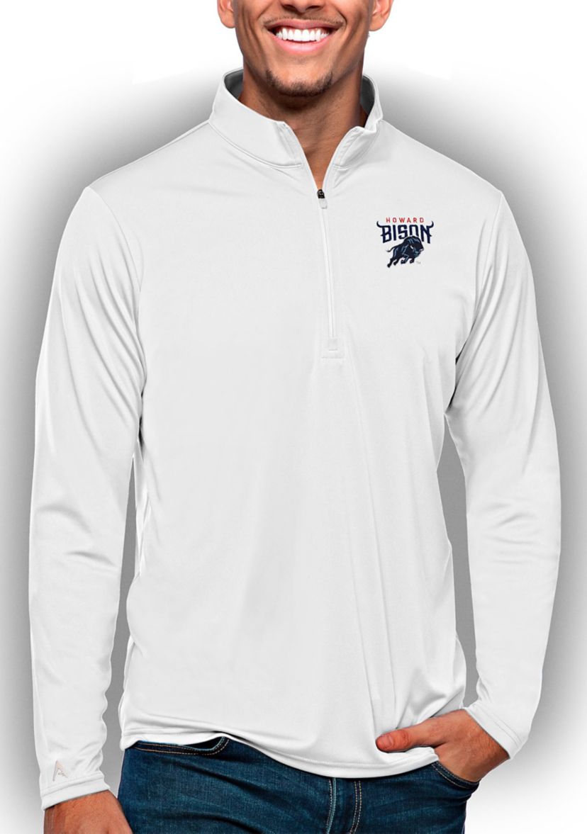 NCAA Howard Bison Tribute Quarter-Zip Pullover Top