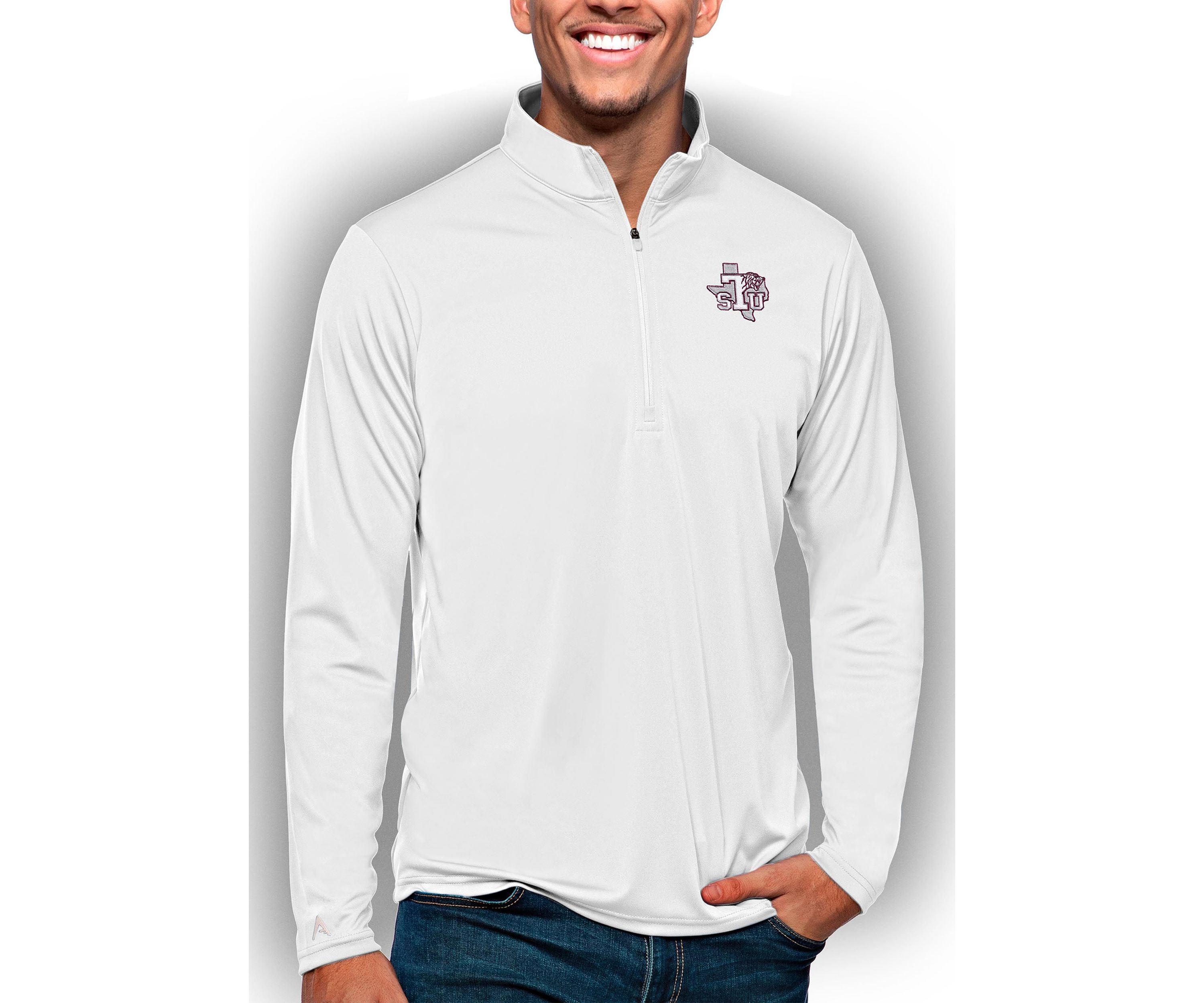 NCAA Texas Southern Tigers Tribute Quarter-Zip Pullover Top