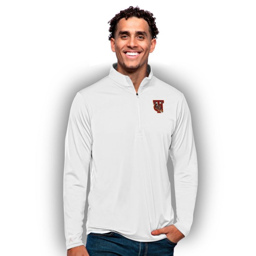 NCAA Tuskegee Golden Tigers Tribute Quarter-Zip Pullover Top