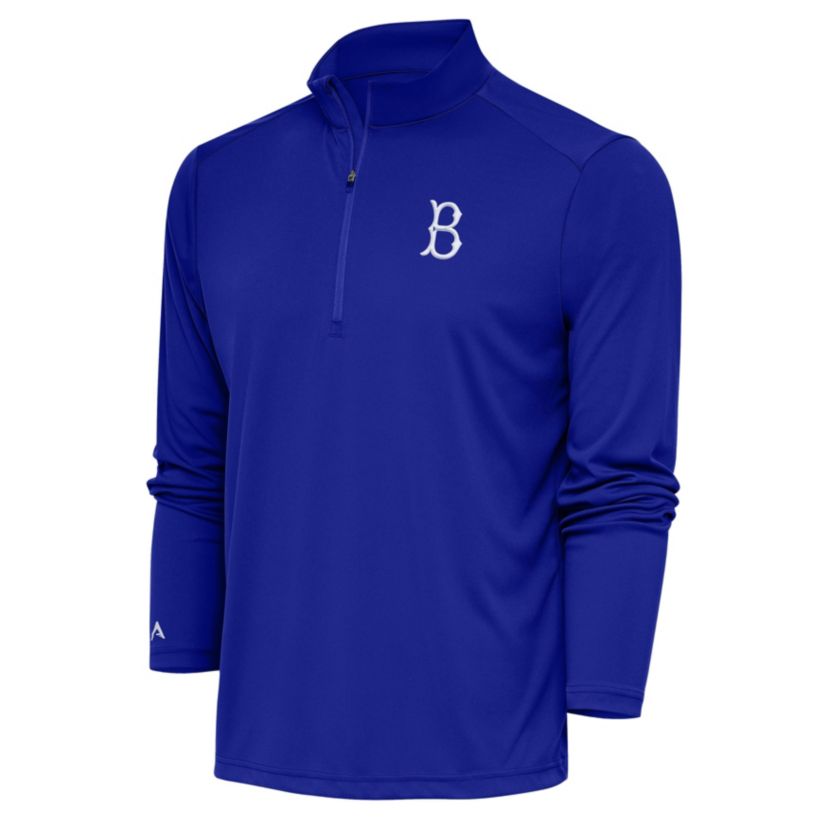 MLB Brooklyn Dodgers Mens Tribute 1/4 Zip Pullover