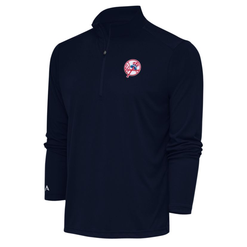 MLB New York Yankees Mens Tribute 1/4 Zip Pullover