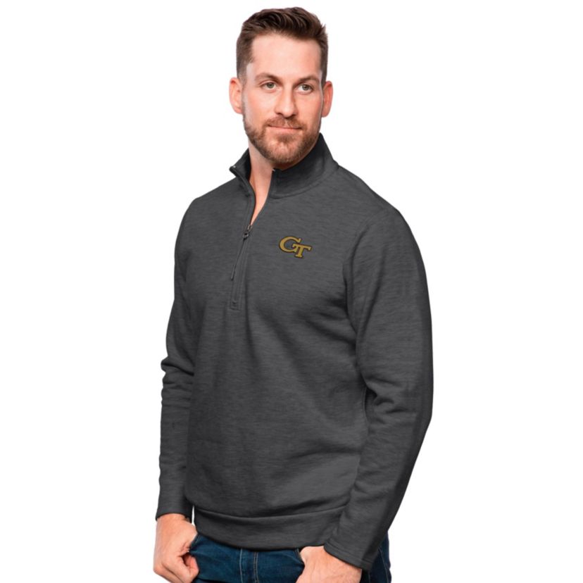 Georgia Tech Yellow Jackets NCAA Georgia Tech Jackets Gambit Quarter-Zip Pullover Top