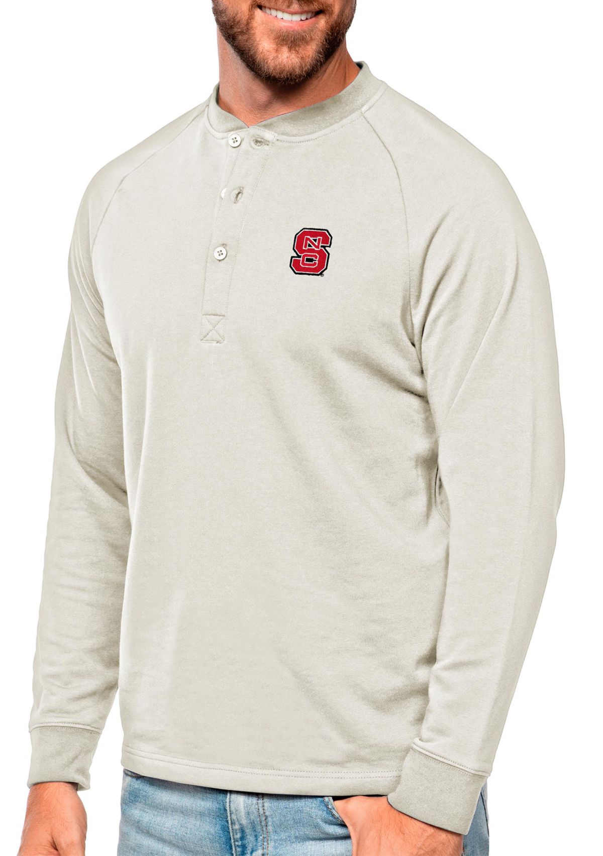 NCAA NC State Wolfpack Helix Henley Shirt