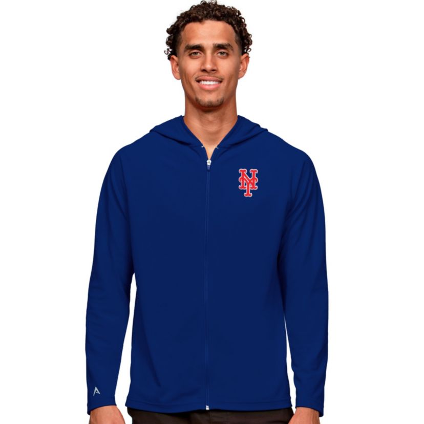 MLB New York Mets Mens Legacy Zip Hood