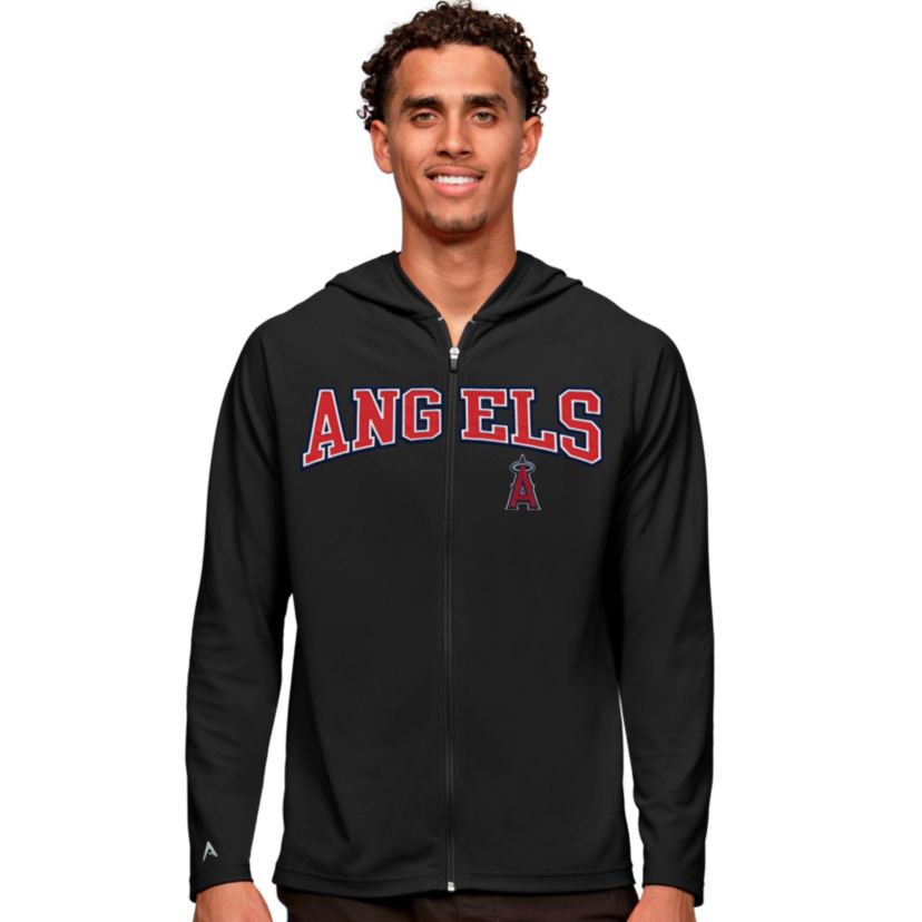 MLB Los Angeles Angels Wordmark Legacy Full-Zip Hoodie