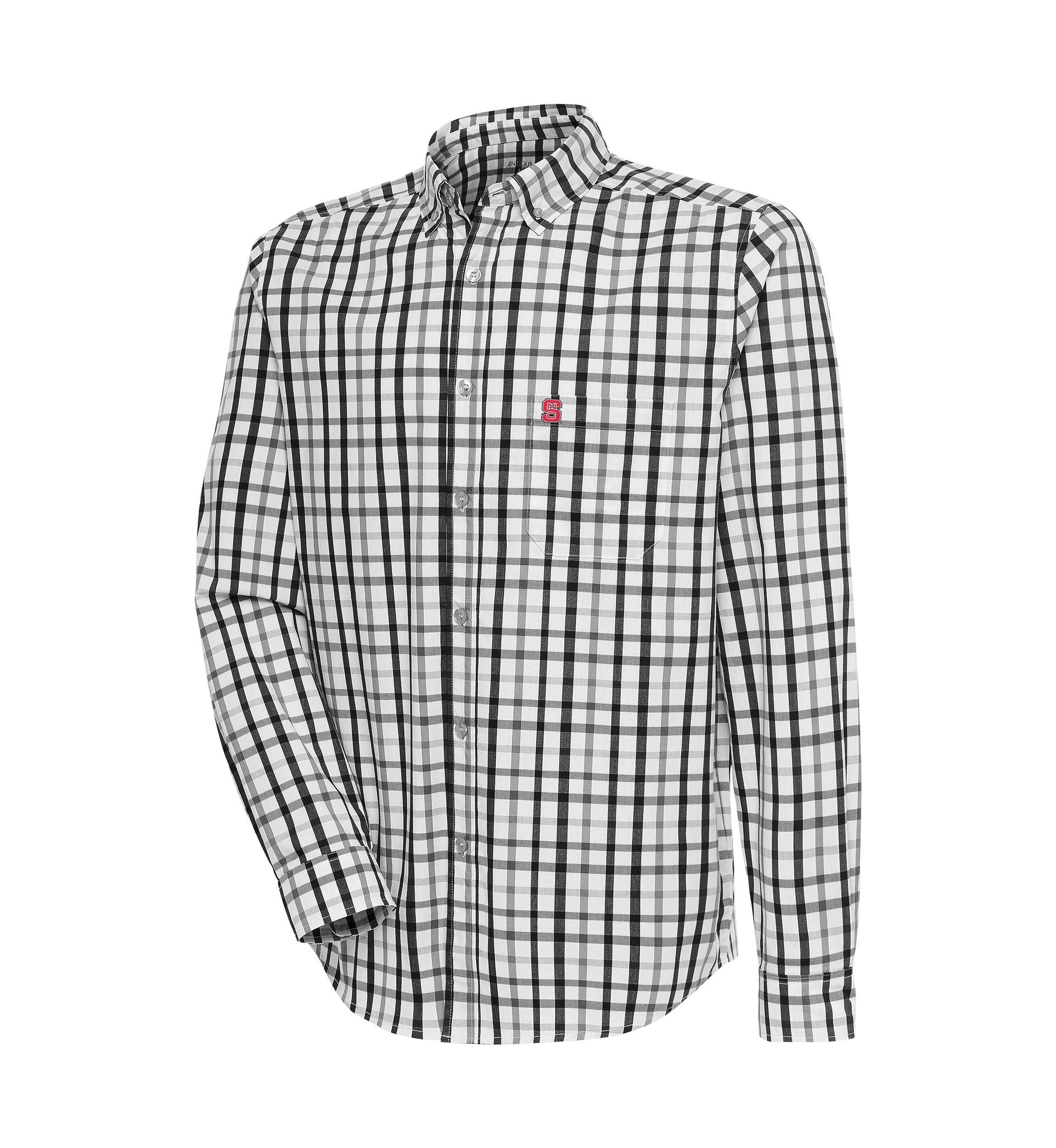 NCAA NC State Wolfpack Plaid Woven Shirt