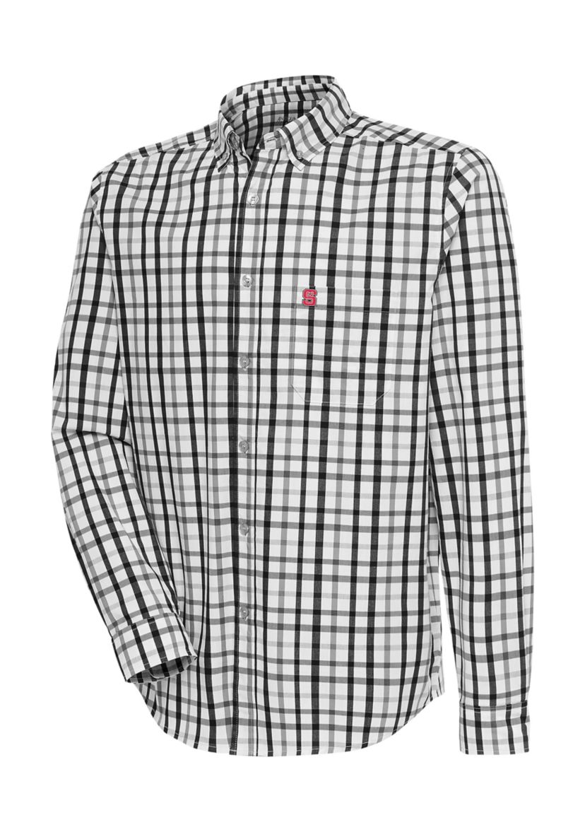 NCAA NC State Wolfpack Plaid Woven Shirt