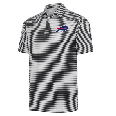 Antigua NFL Buffalo Bills Men's Skills Polo, Black, 3XL