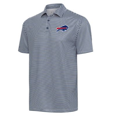 Antigua NFL Buffalo Bills Men's Skills Polo, Navy Blue, 3XL