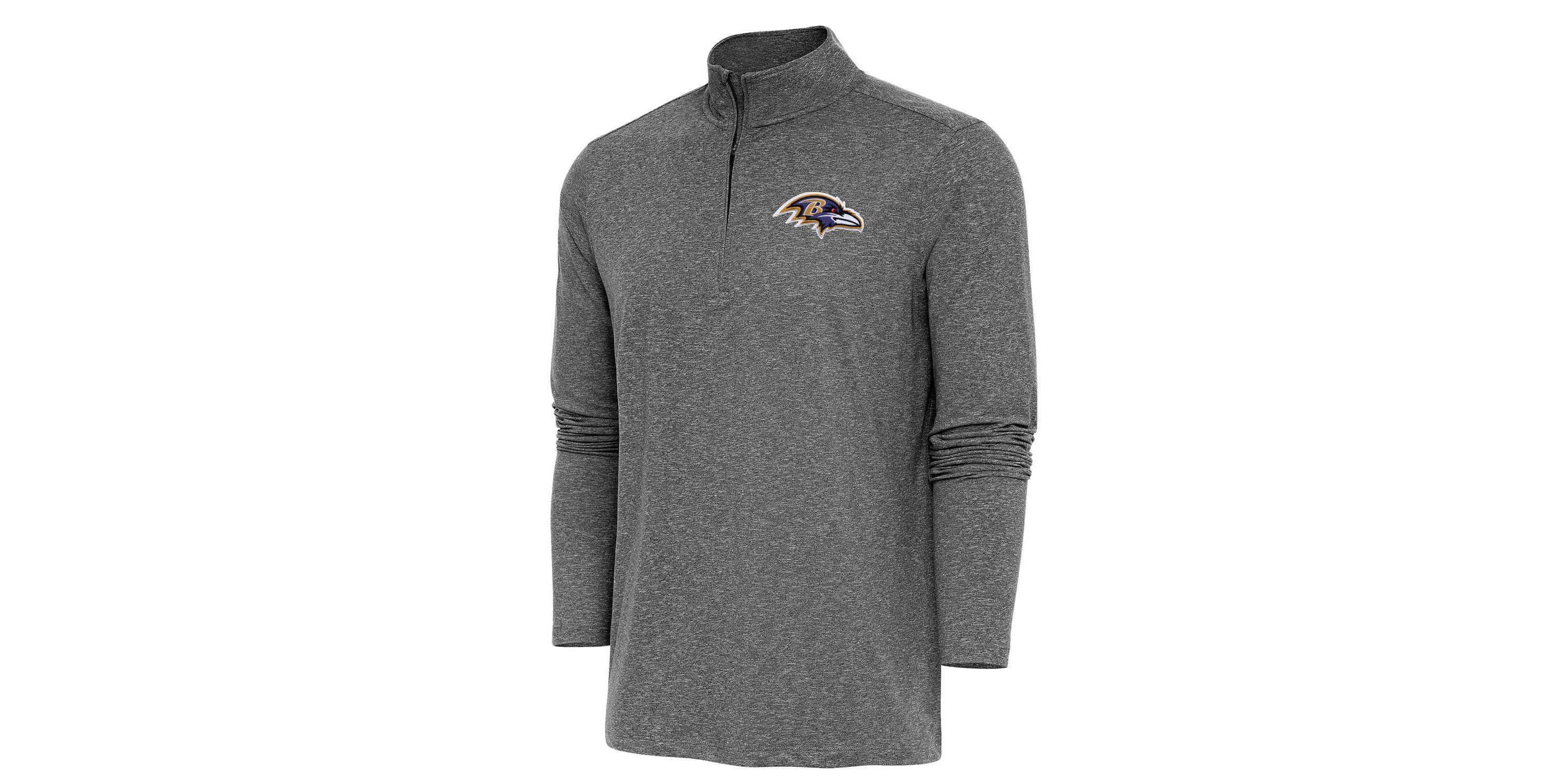 NFL Baltimore Ravens Mens Hunk 1/4 Zip Pullover