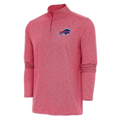 Antigua NFL Buffalo Bills Men's Hunk 1/4 Zip Pullover, Red, 3XL